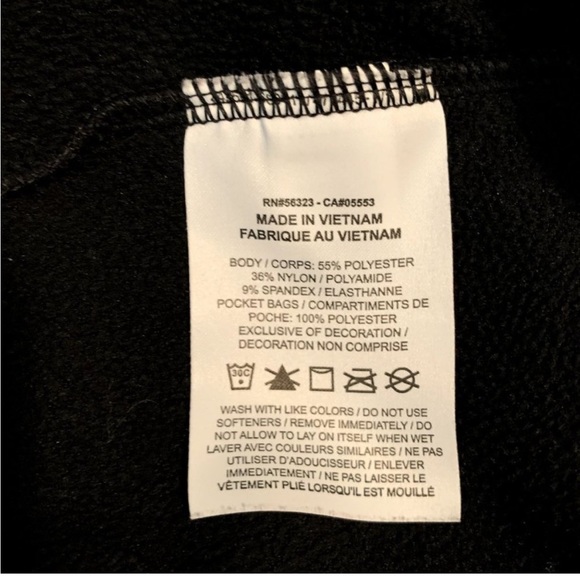 NIKE WOMEN'S GLOSSY Logo "Just Do It" Black
Sweatshirt with Pockets Sz S - Picture 4 of 5